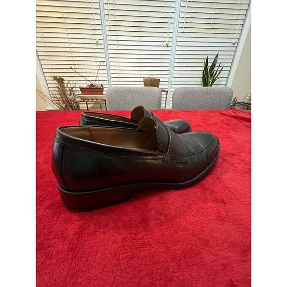 Johnston & Murphy Men\'s Size 9M Leather Penny Loafers Black Slip On Shoes main image 6